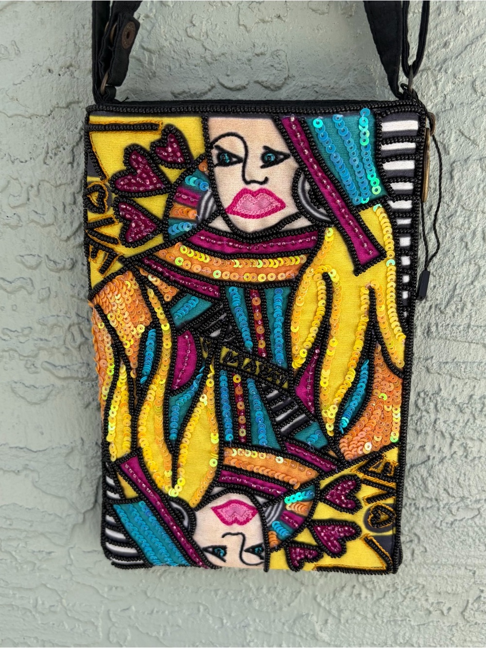 Queen of Hearts Club Bag by Sarah Walters Bamboo Trading Company